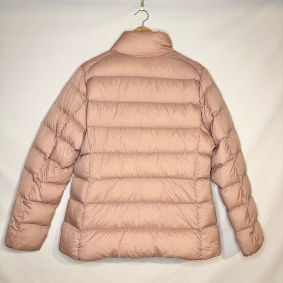 Uniqlo Women's Blush Pink Ultra Light Down Puffer Jacket Packable Size Large - Picture 5 of 8